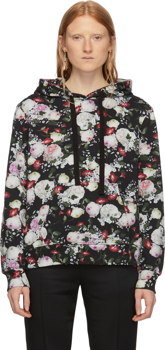 Erdem Black Jayde Hoodie