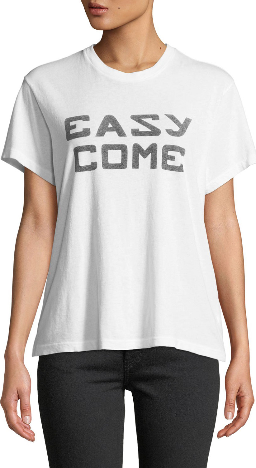 RE/DONE Easy Girlfriend Graphic Crewneck Tee