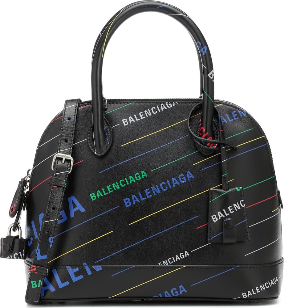 Balenciaga Ville S printed leather tote