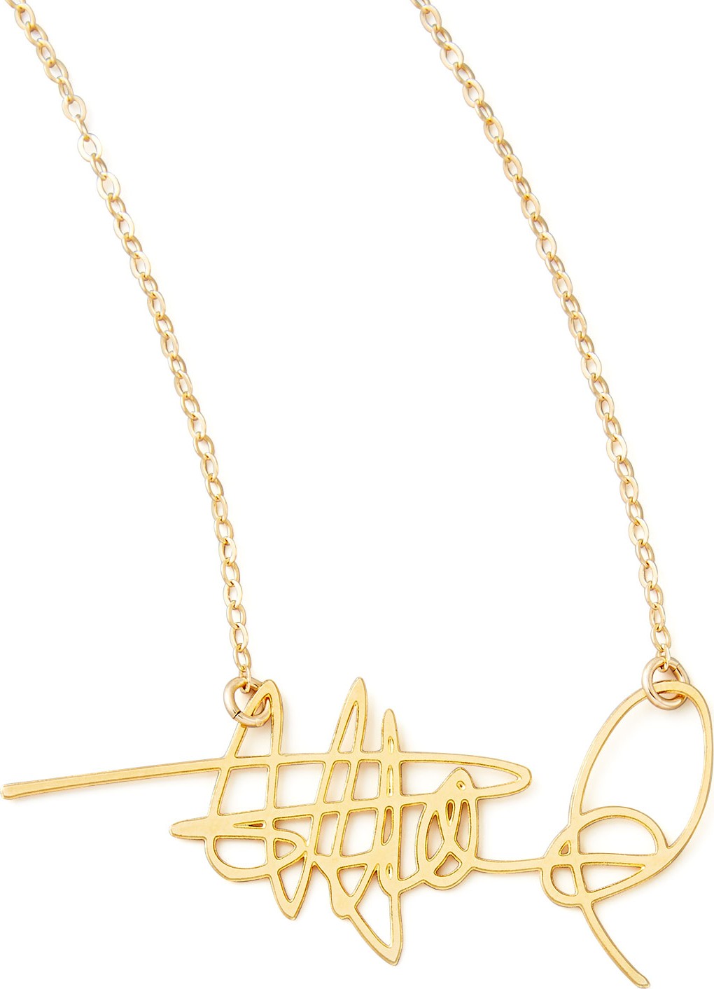 Brevity Custom Signature Necklace