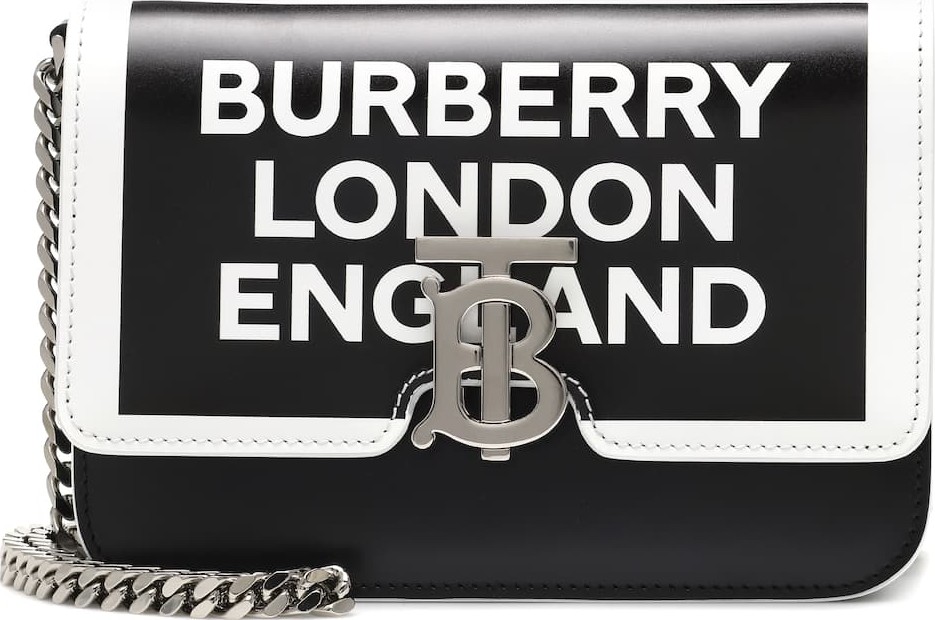 Burberry London England TB Small leather shoulder bag