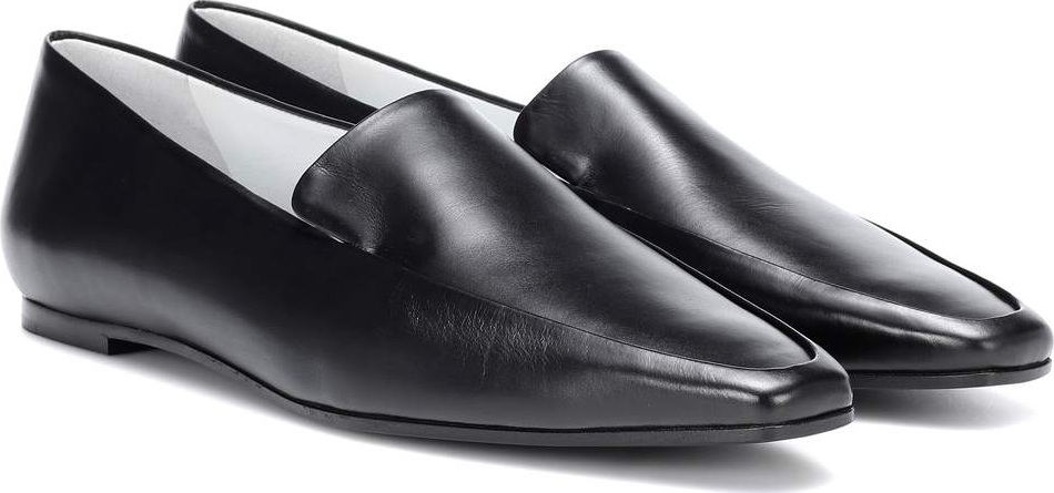 THE ROW Minimal leather loafers