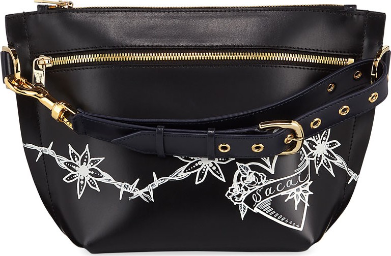 Sacai Dr. Woo Trapezoid Pouch Bag