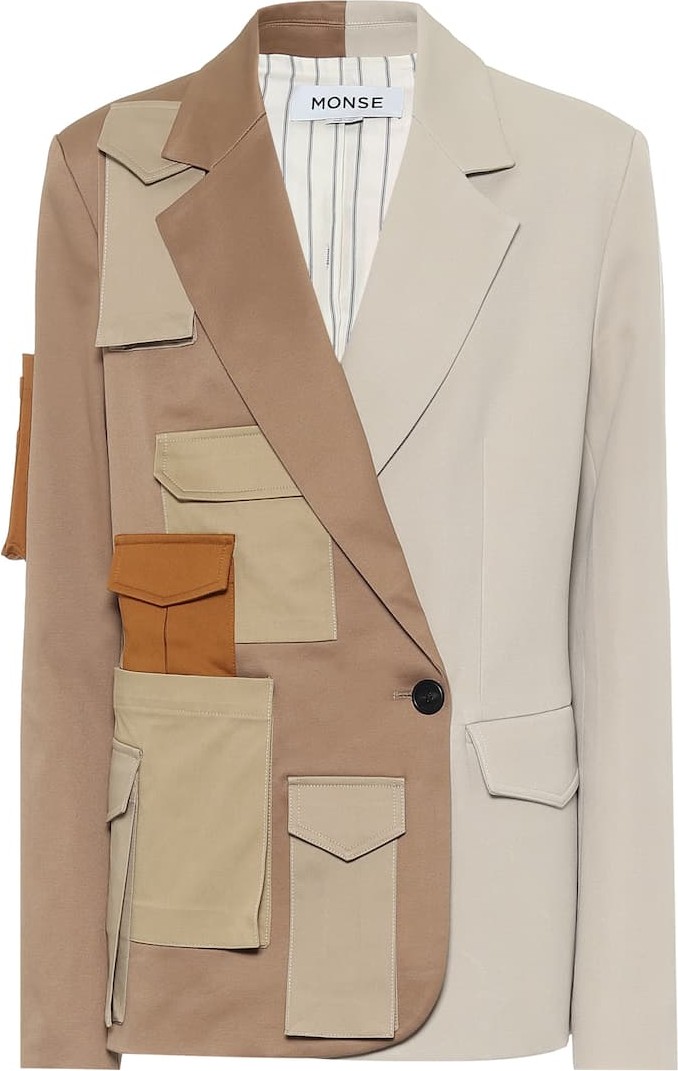 Monse Deconstructed cotton blazer