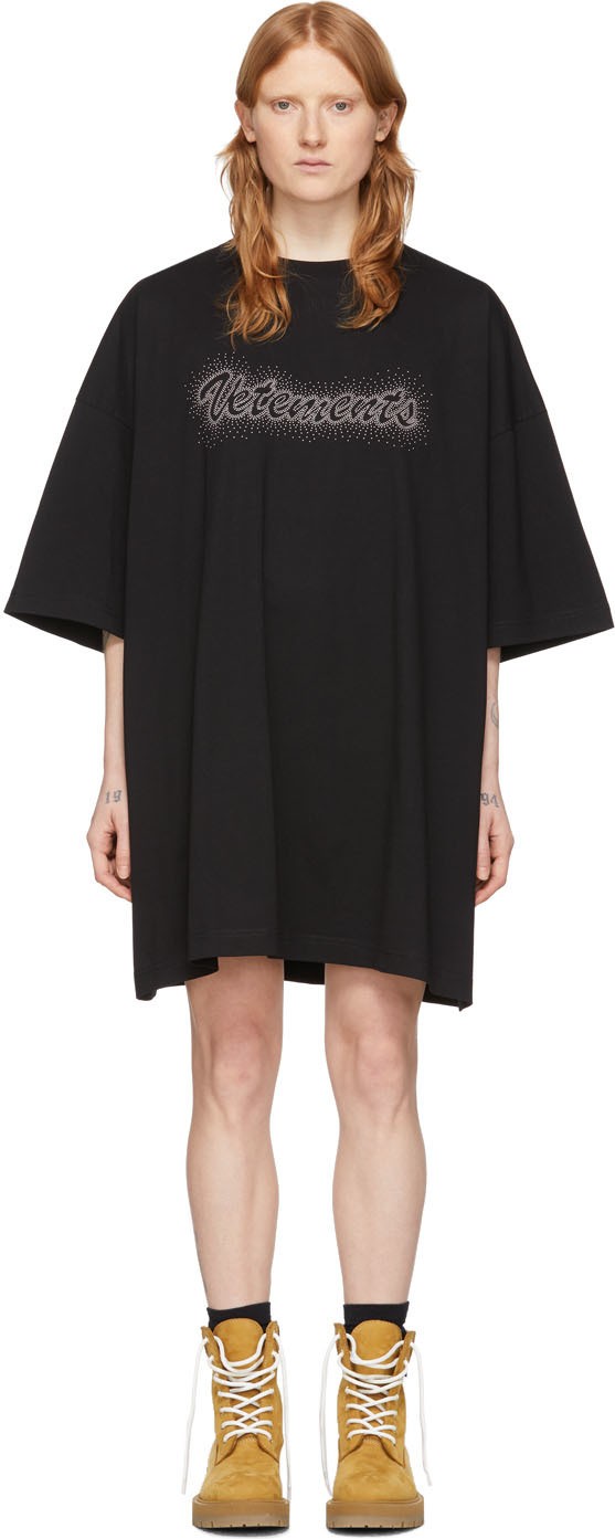 Vetements Black Bling Bling T-Shirt