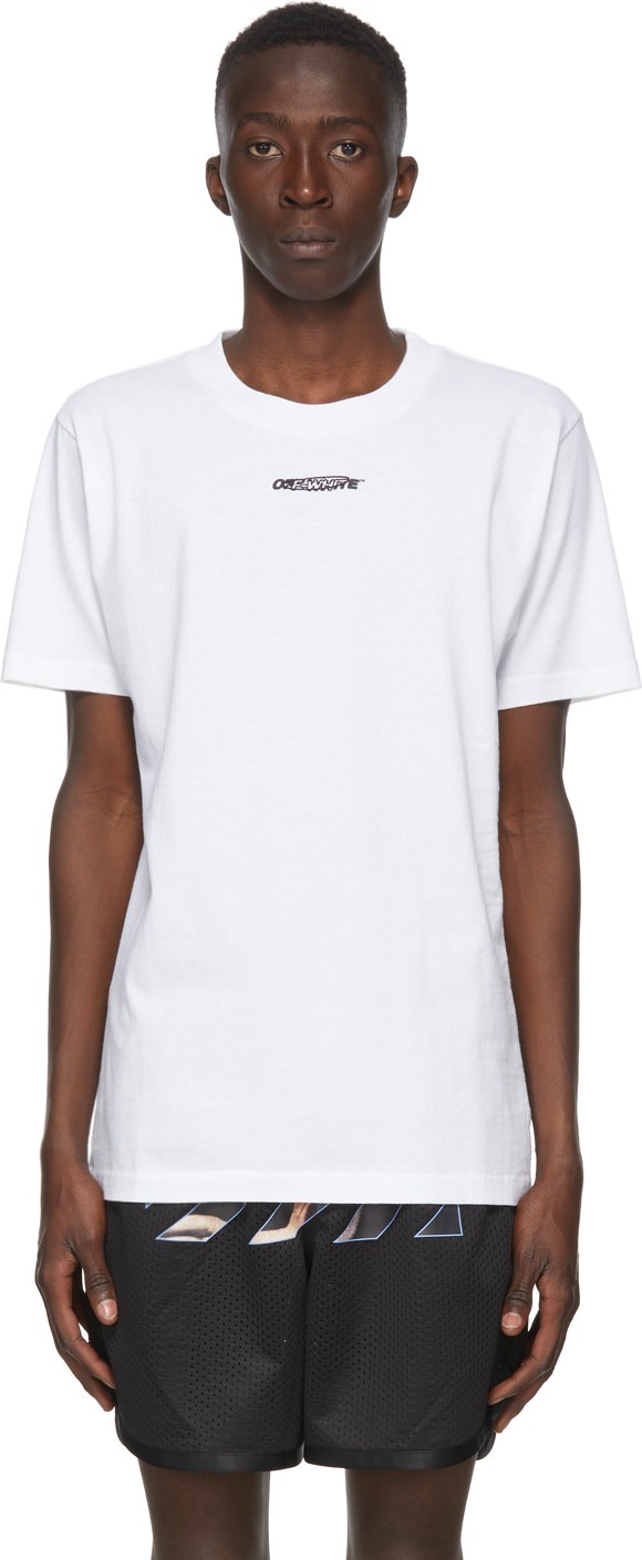 Off White White Barrel Worker T-Shirt