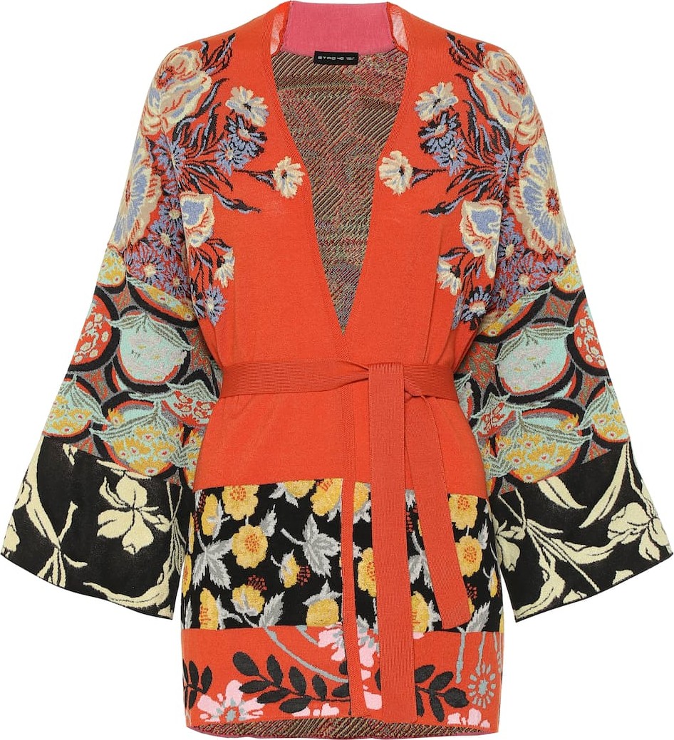 Etro Floral wool-blend cardigan