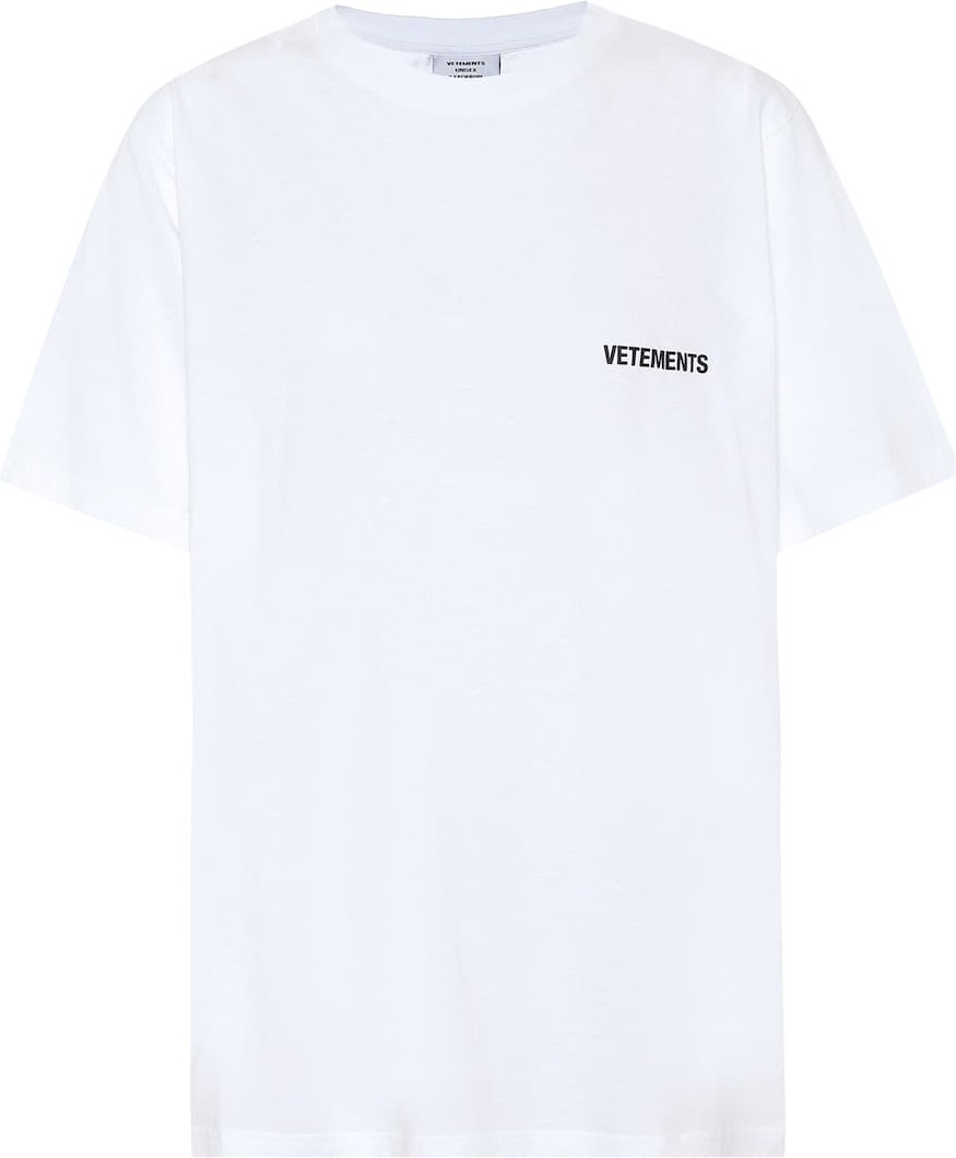 Vetements Logo cotton t-shirt