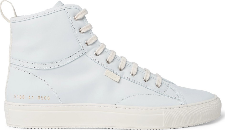 Common Projects Tournament Nubuck High-Top Sneakers