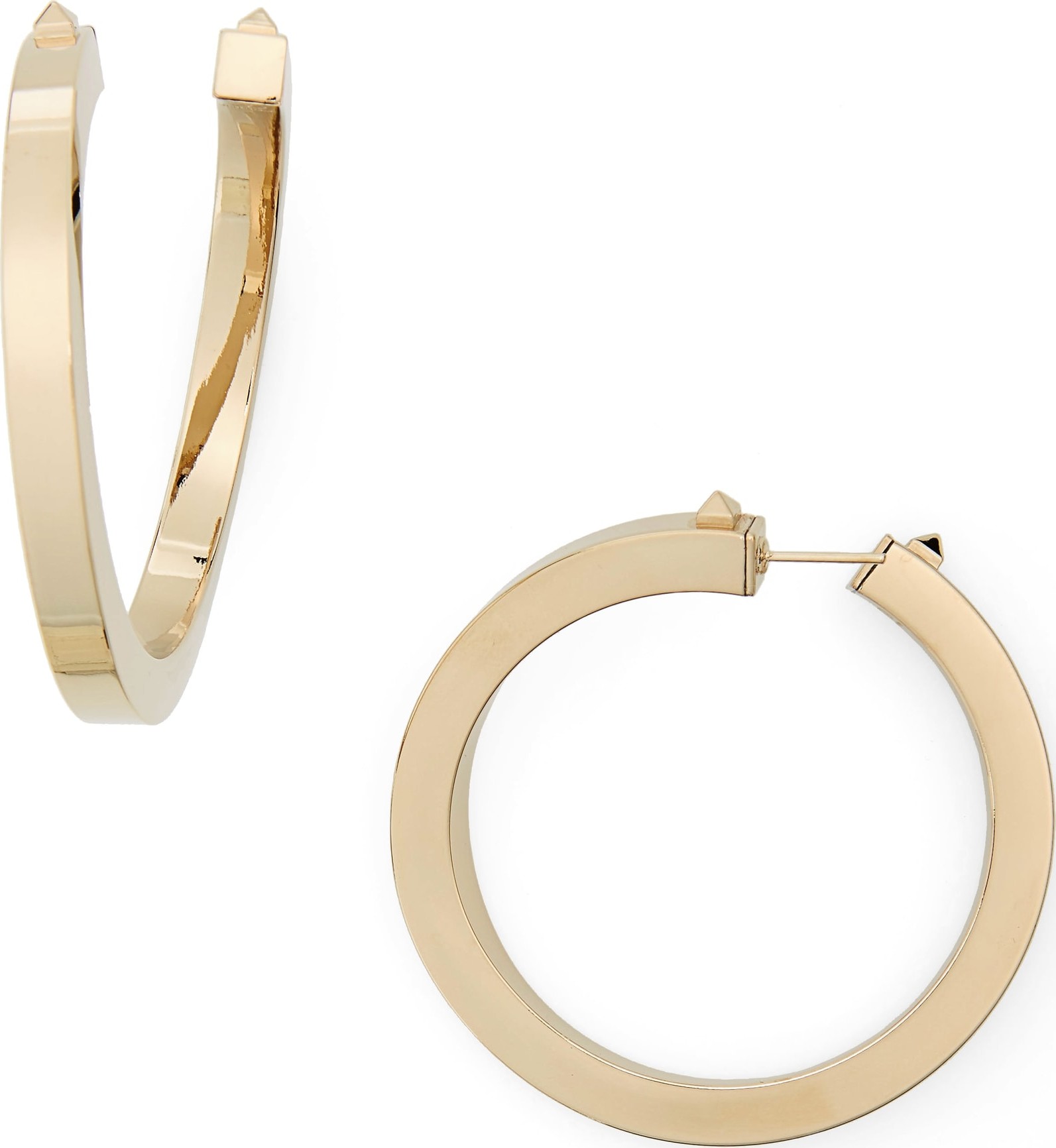 Valentino Rock Stud Hoop Earrings