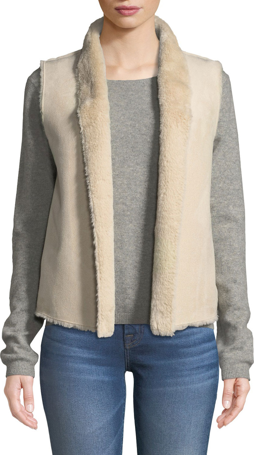 Velvet By Graham & Spencer Yvette Faux-Fur Vest
