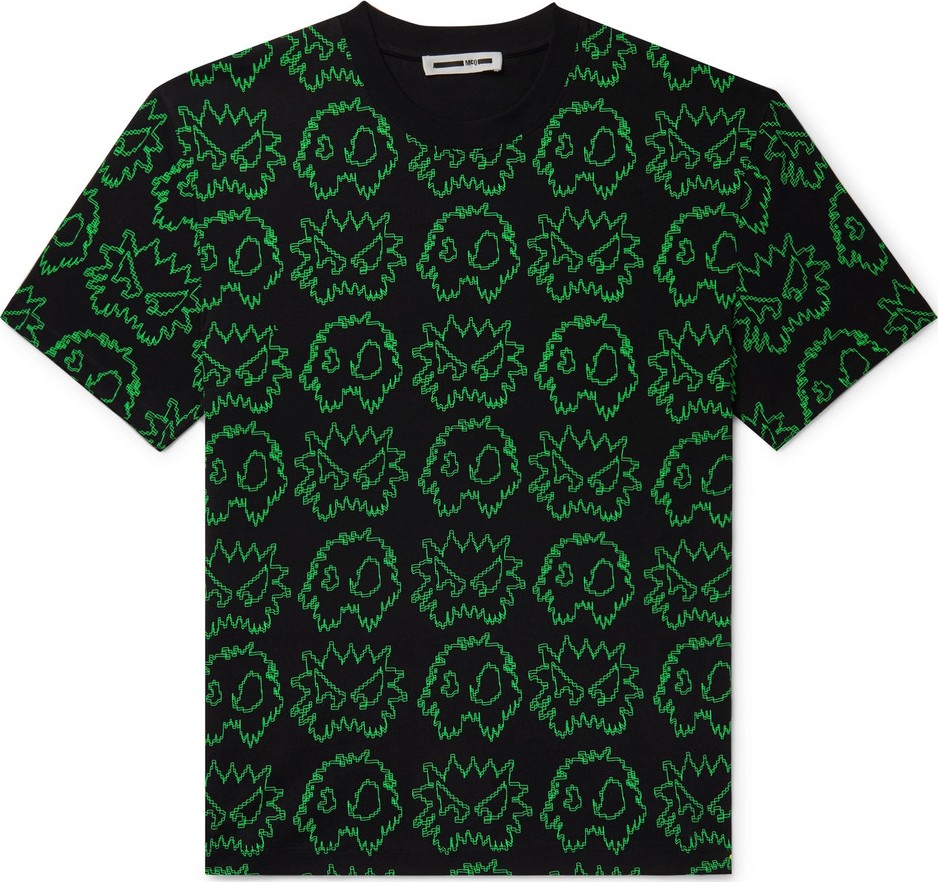 McQ - Alexander McQueen Printed Cotton-Jersey T-Shirt