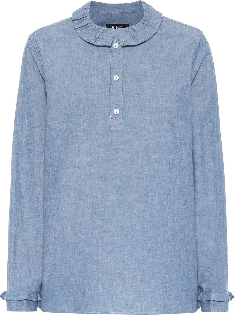 A.P.C. Agatha denim long sleeved top
