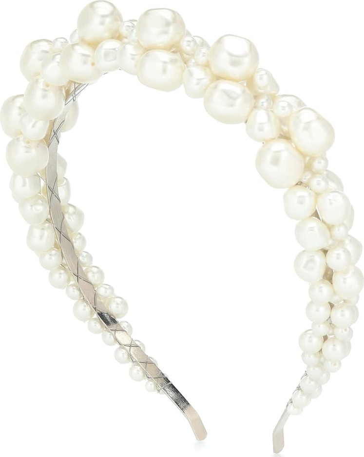 Simone Rocha Faux pearl headband