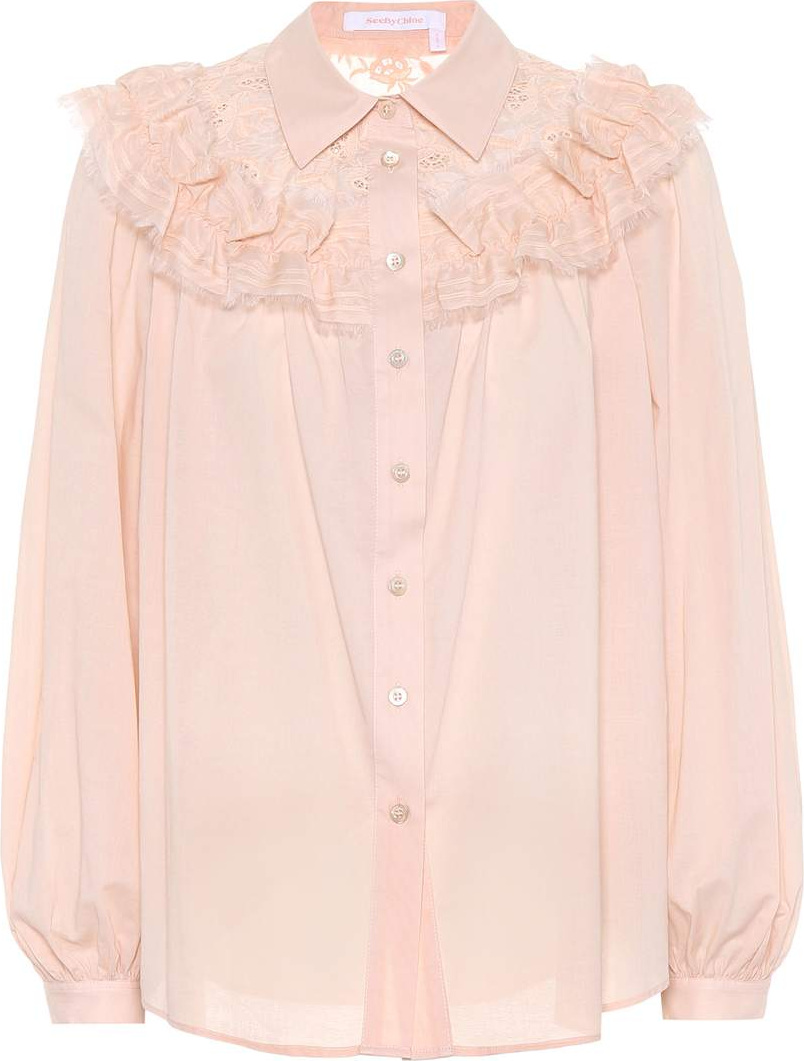 See By Chloé Lace cotton shirt