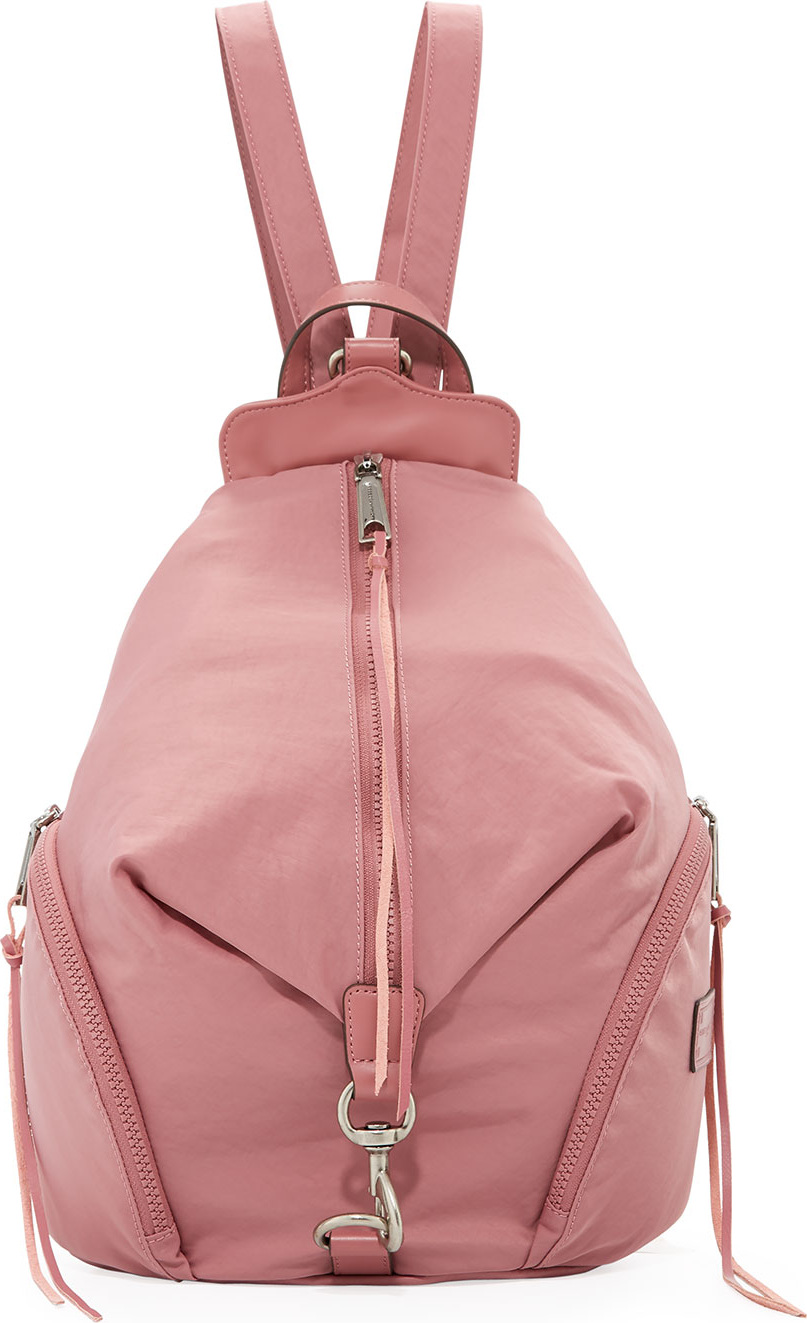 Rebecca Minkoff Washed Nylon Multi-Zip Backpack