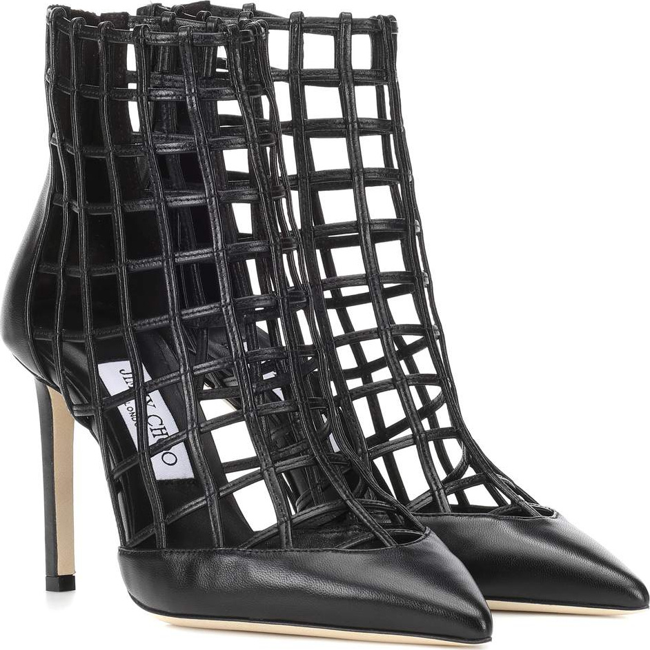 Jimmy Choo Sheldon 100 leather ankle boots