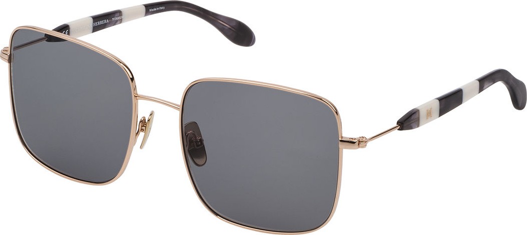 Carolina Herrera Colorblock Square Sunglasses