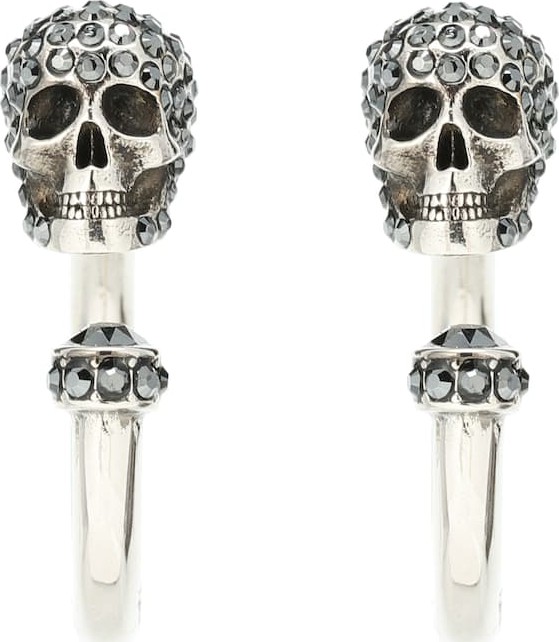 Alexander McQueen Skull hoop earrings