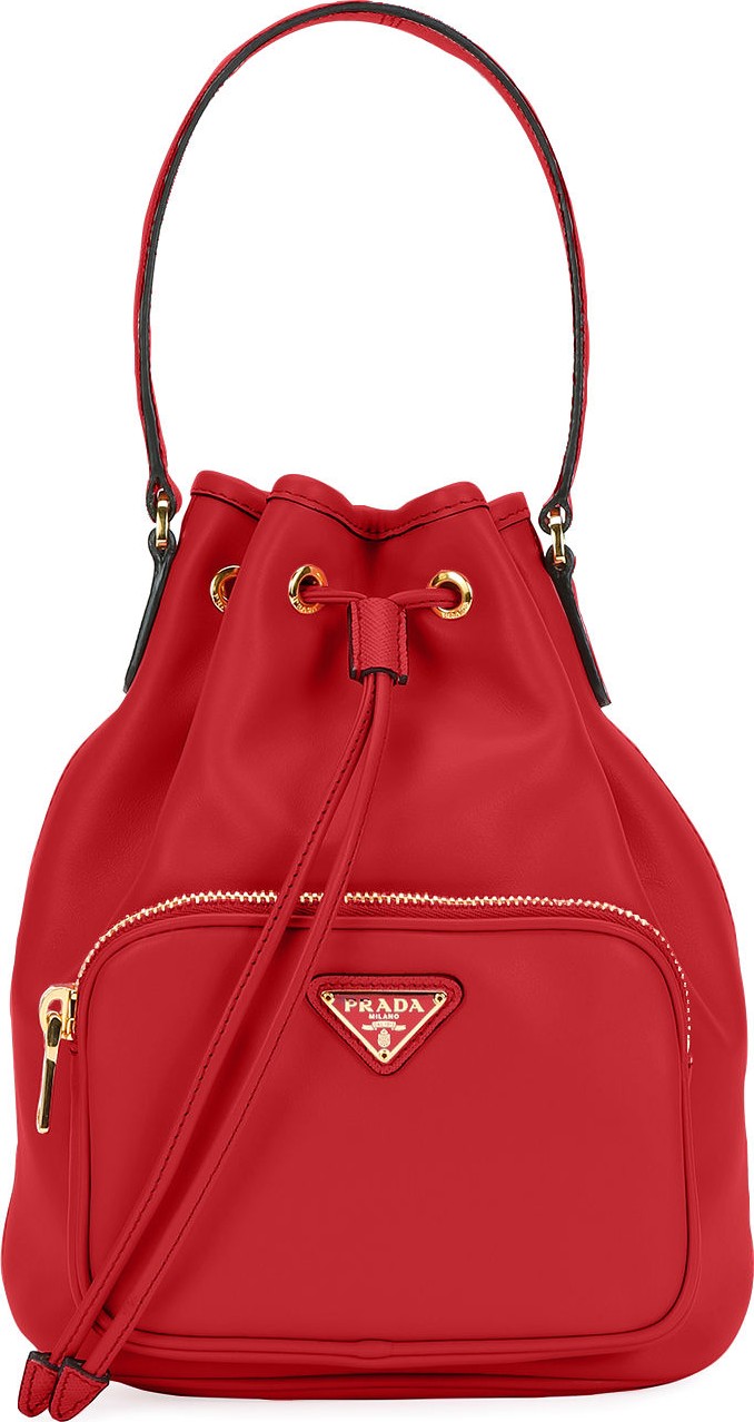 Prada Leather Bucket Bag