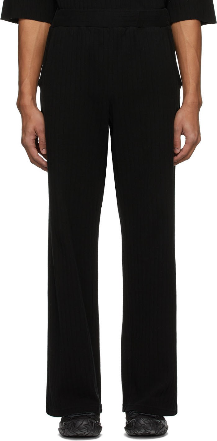 Blue Blue Japan Black Pleated Trousers