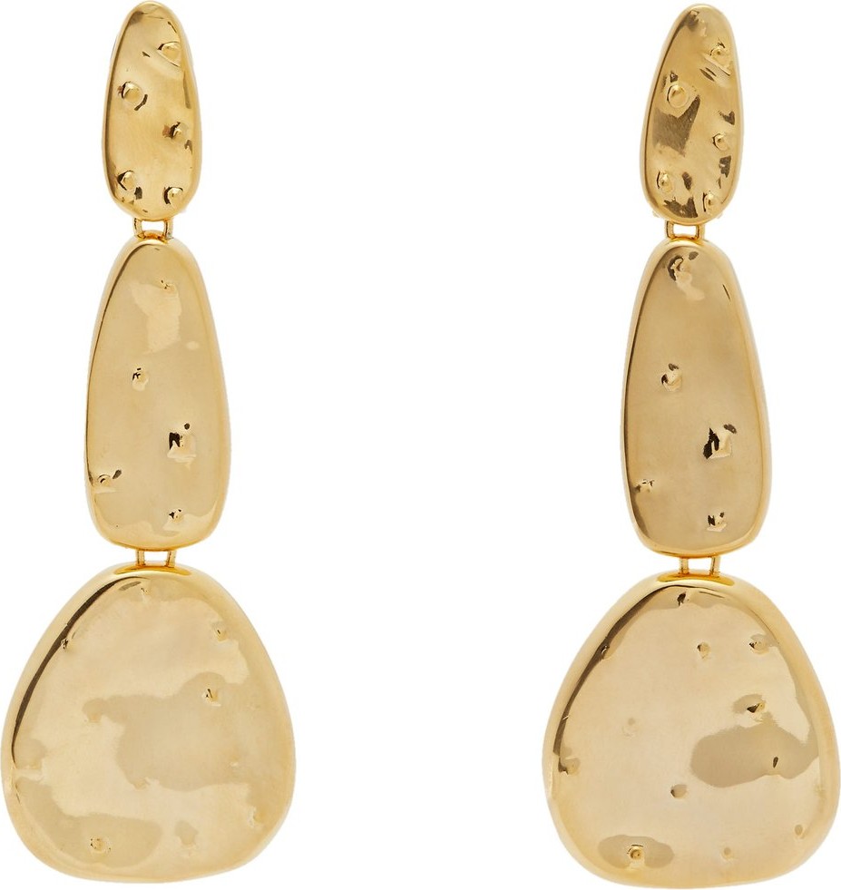 Joelle Kharrat Cactus clip-on gold-plated earrings