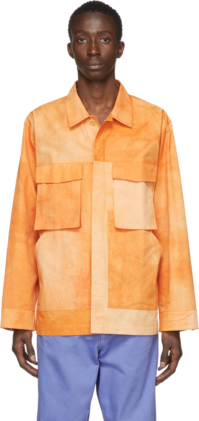 Jacquemus Orange 'Le Chemise Soleil' Shirt
