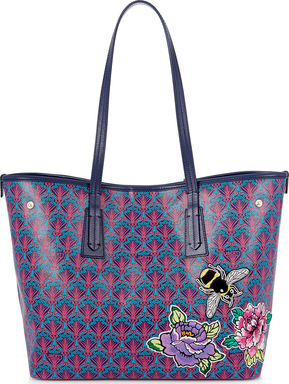 Liberty London Marlborough Iphis Trio Patches Tote Bag
