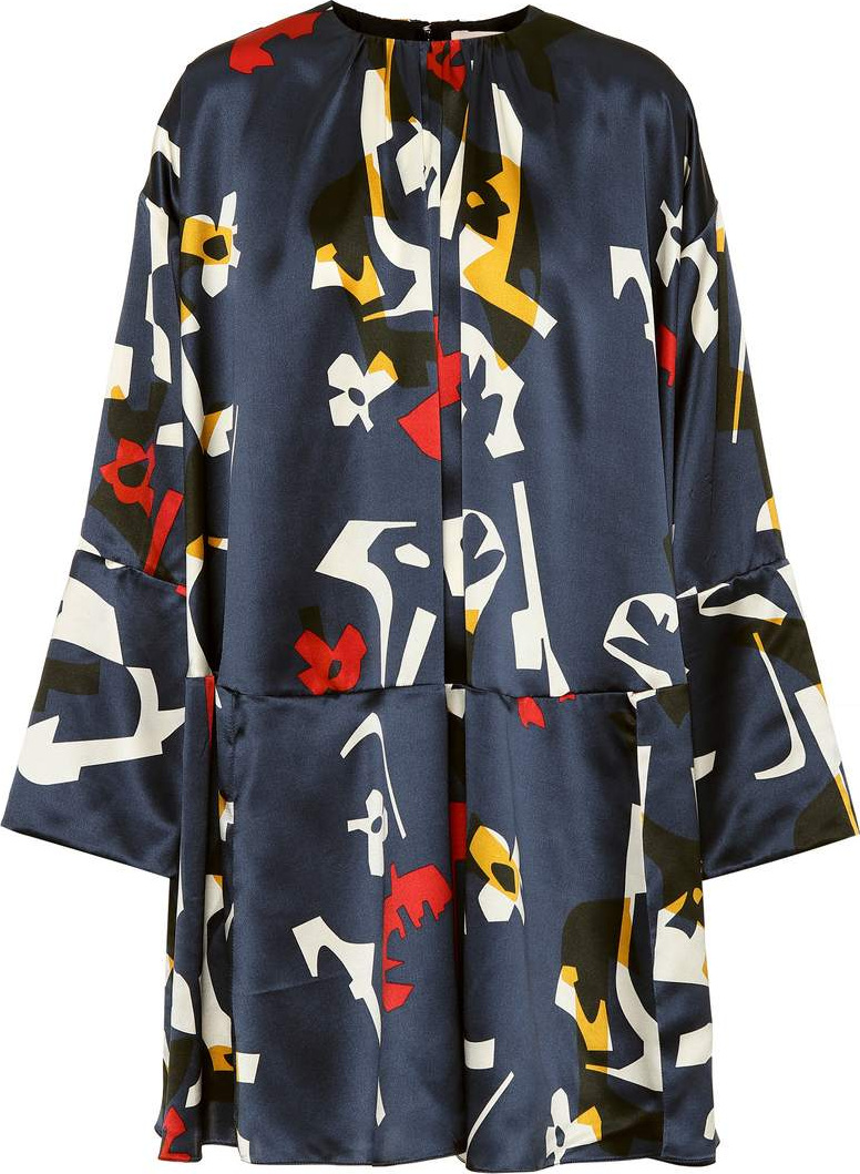 Roksanda Natani printed silk minidress