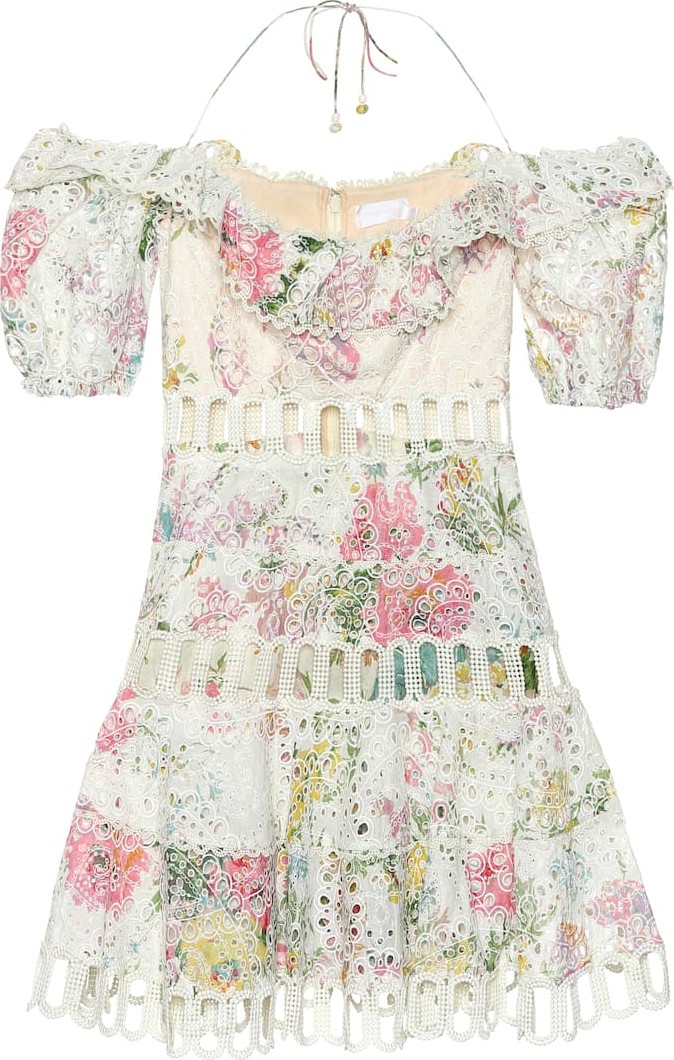 Zimmermann Heathers floral lace minidress