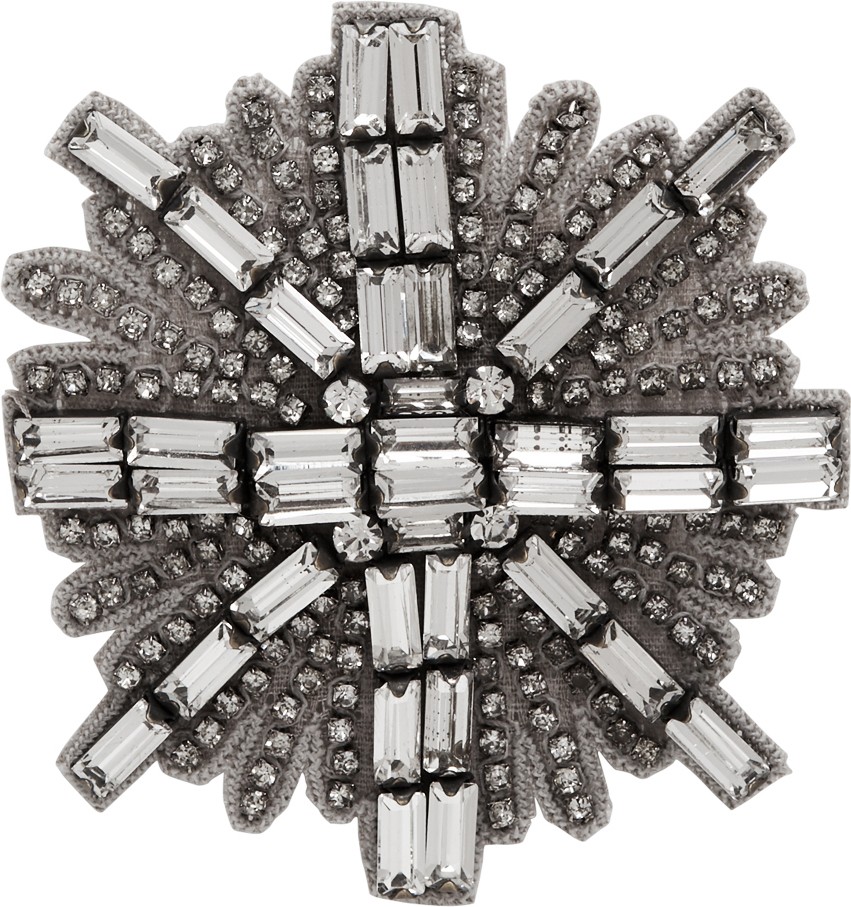 Haider Ackermann Grey Archer Brooch