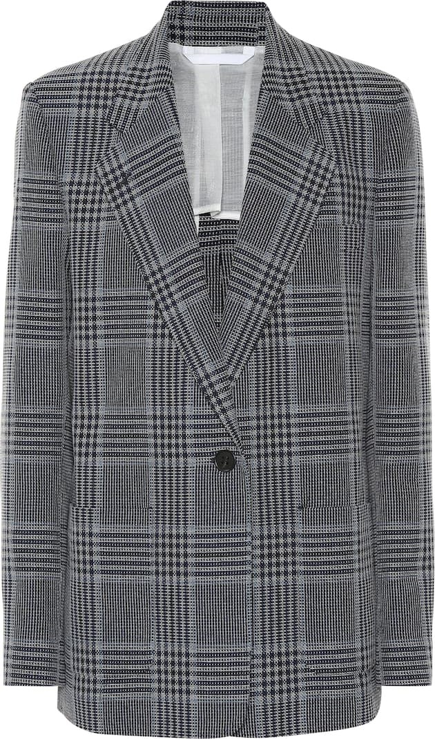 Acne Studios Checked cotton-blend blazer