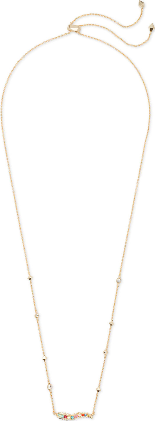 Kendra Scott Kim Necklace w/ Rainbow Crystal Pendant