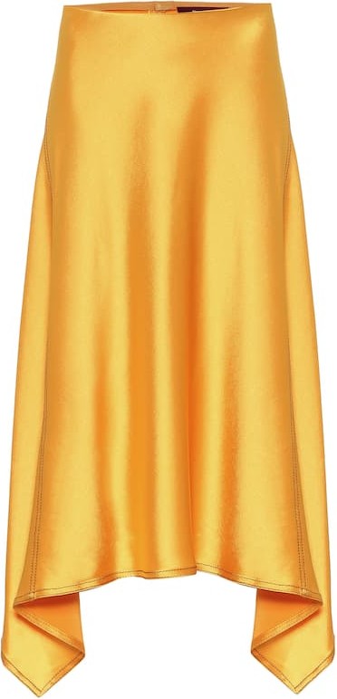 Sies Marjan Darby crinkled-satin skirt