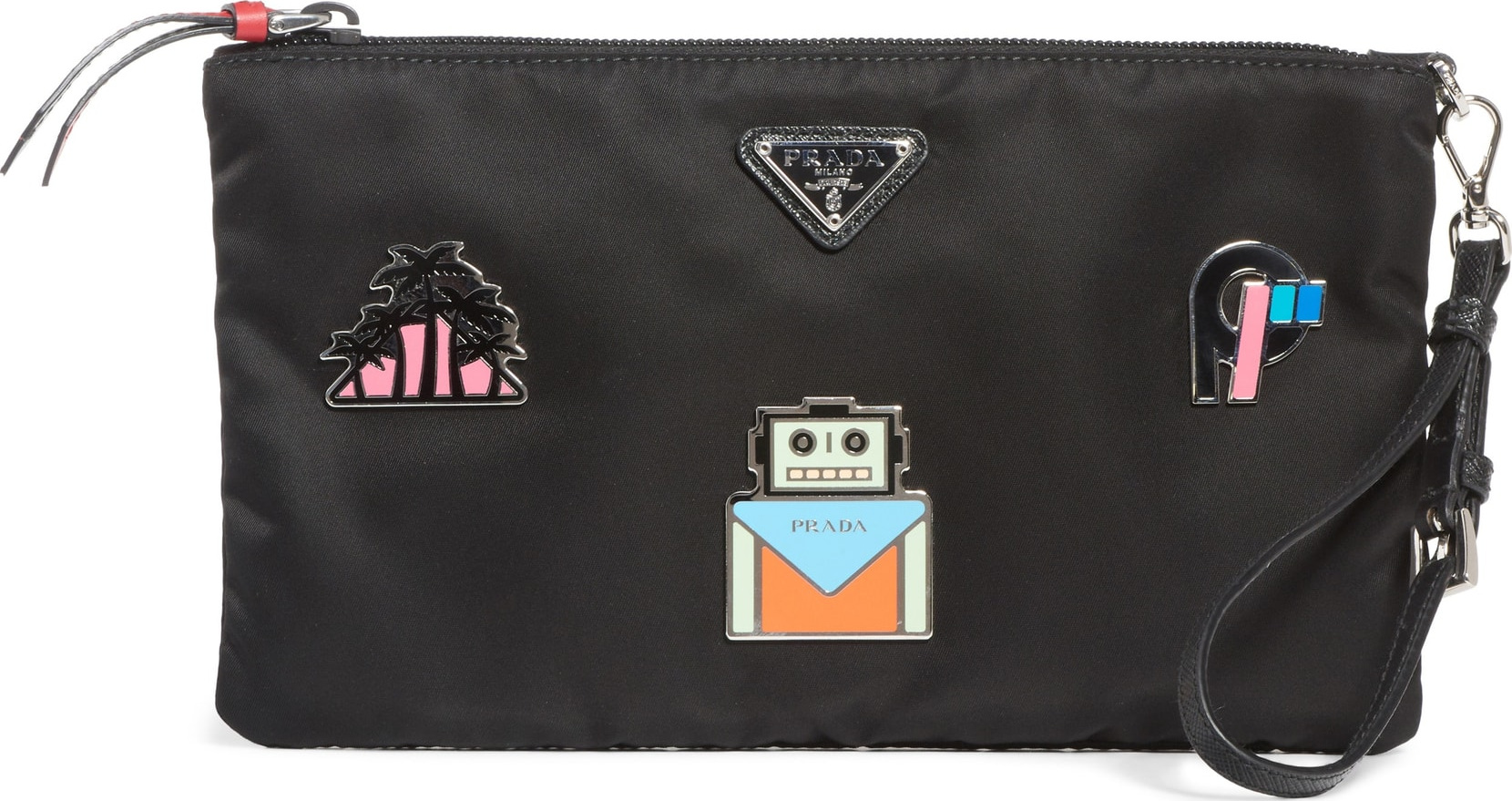 Prada Small Nylon Clutch