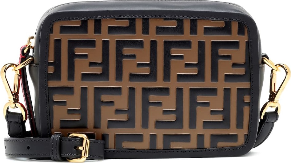 Fendi Mini Camera Case leather shoulder bag