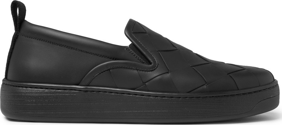 Bottega Veneta Dodger Intrecciato Leather Slip-On Sneakers