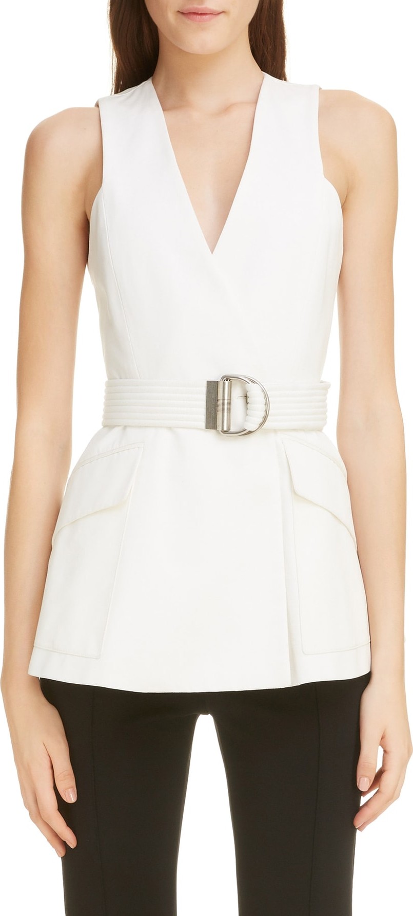 Givenchy 4G Logo Button Cotton Vest