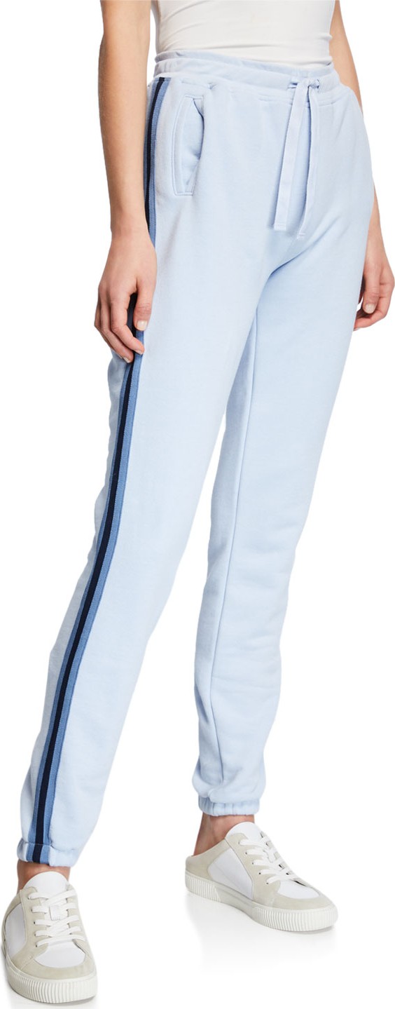 ATM Anthony Thomas Melillo Side-Stripe French Terry Pull-On Sweatpants