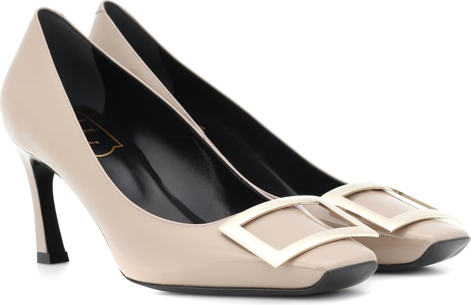 Roger Vivier Belle Vivier Trompette patent leather pumps