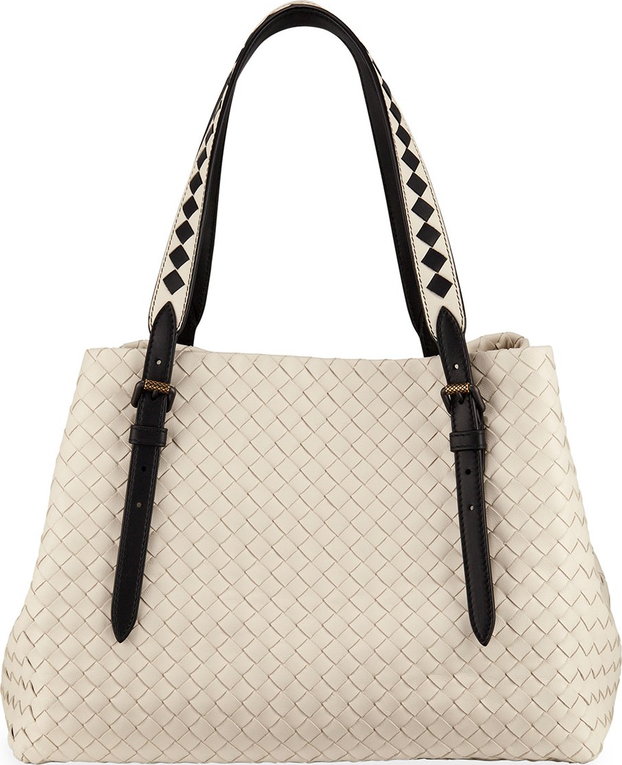 Bottega Veneta Cesta Intrecciato Small Tote Bag