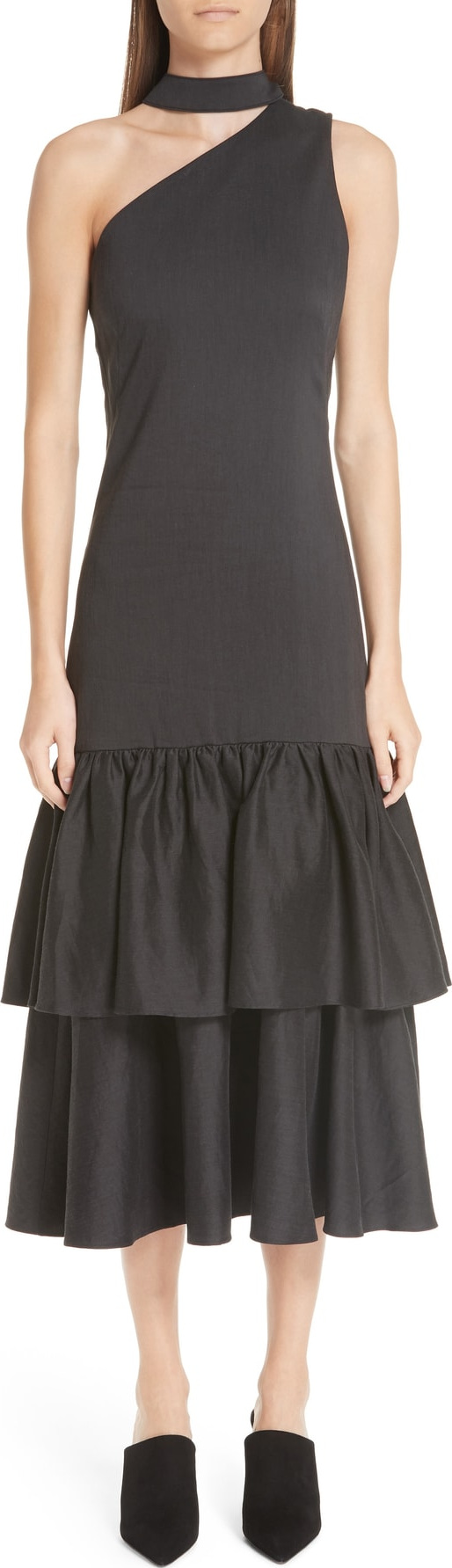 Rejina Pyo Lizzie Tiered One Shoulder Dress