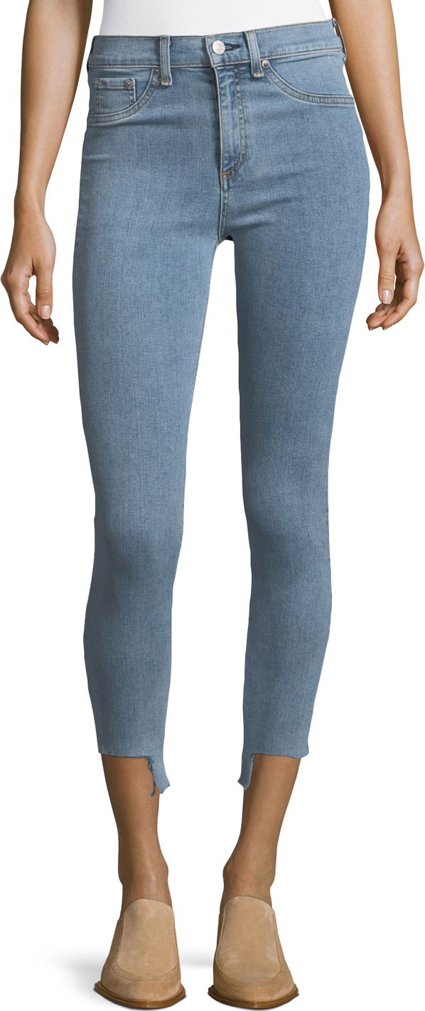 Rag & Bone High-Rise Skinny Ankle Jeans