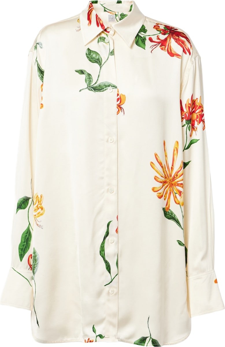 Totême - Floral satin shirt