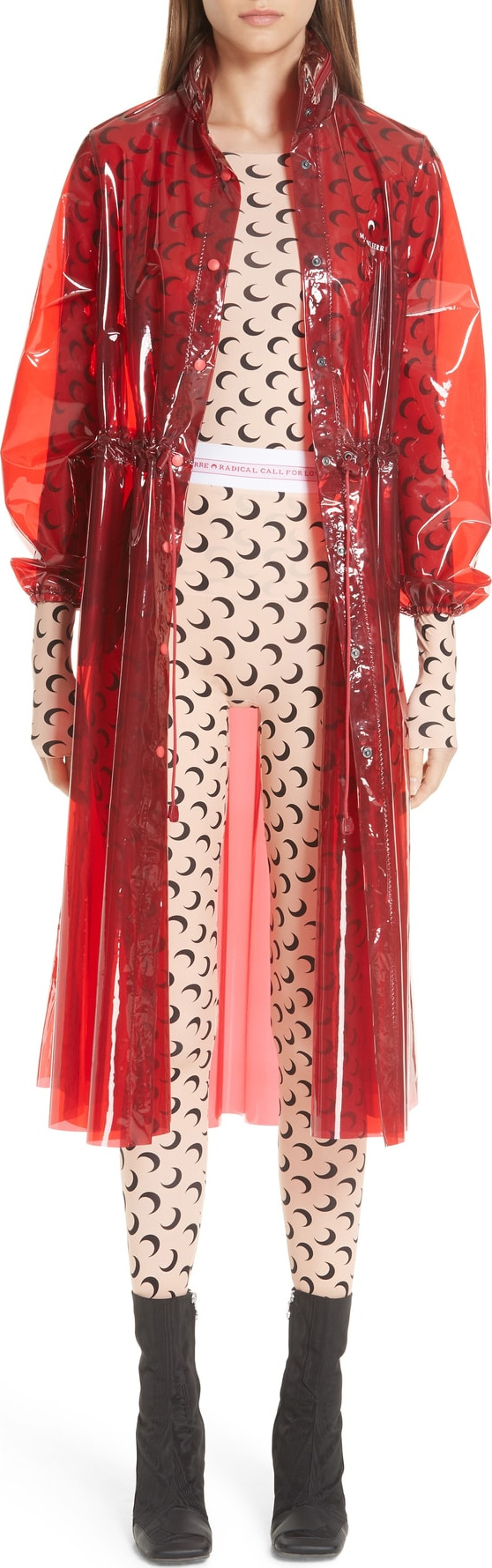 Marine Serre Transparent Raincoat