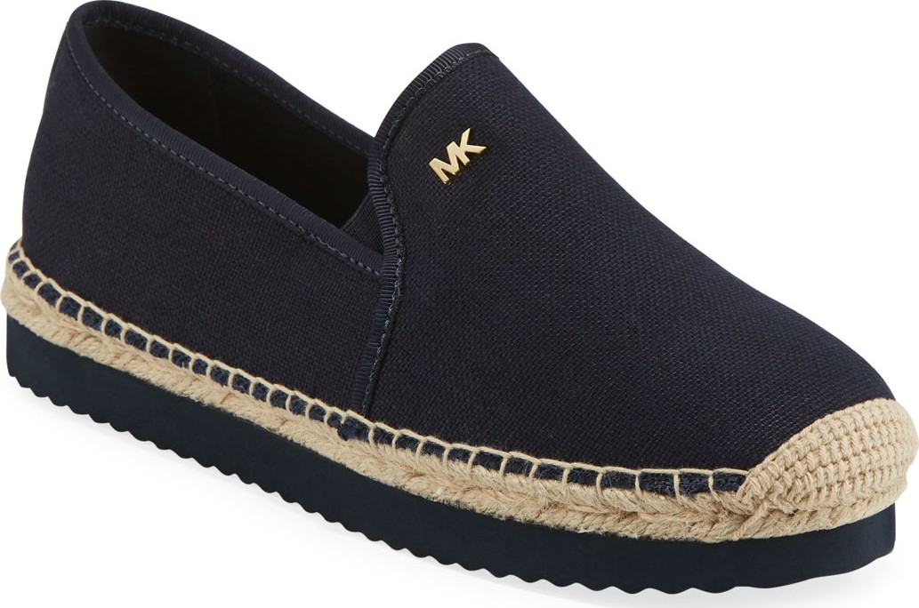 MICHAEL MICHAEL KORS Hastings Slip-On Linen Espadrilles