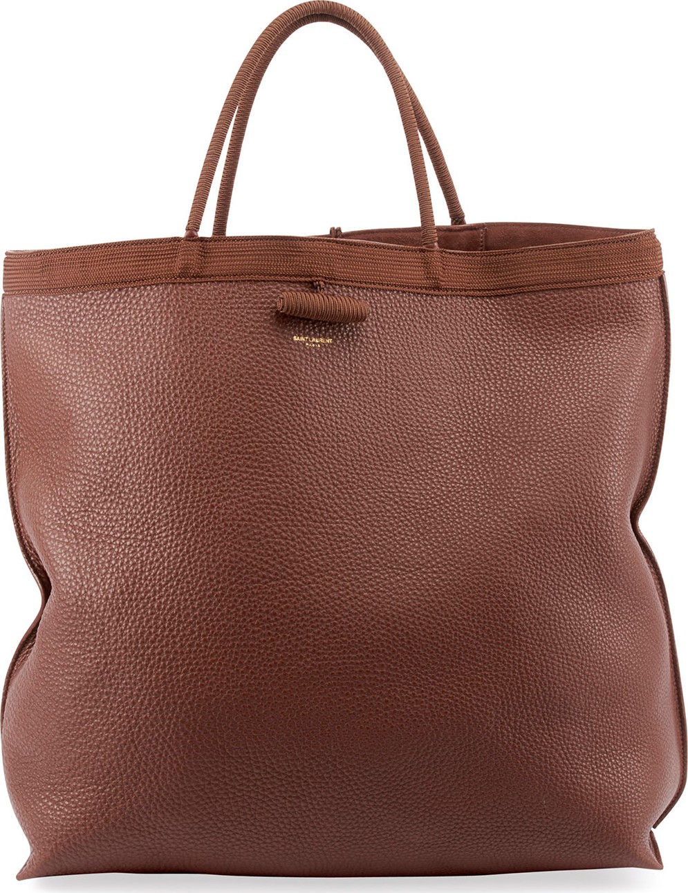 Saint Laurent Patti Large Leather Tote Bag