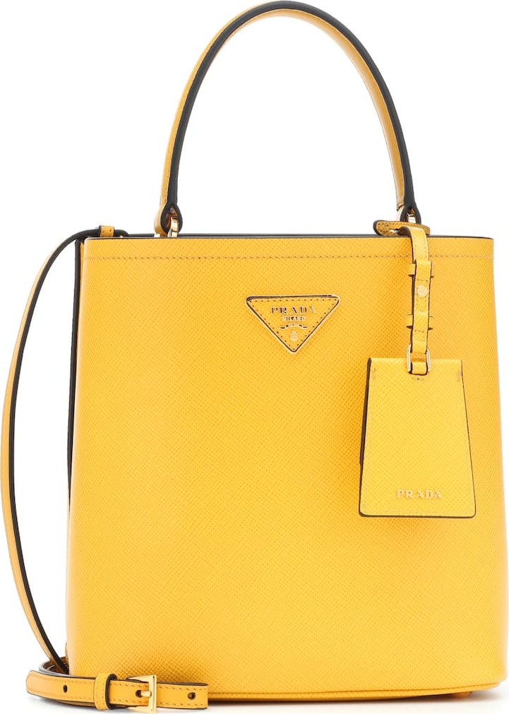 Prada Double Medium leather tote