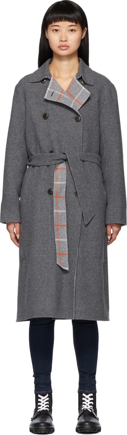 Rag & Bone Reversible Grey Rach Coat