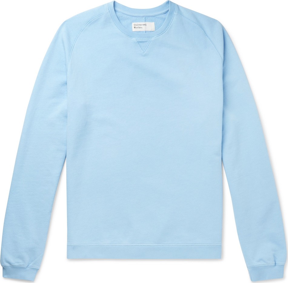 Universal Works Loopback Cotton-Jersey Sweatshirt